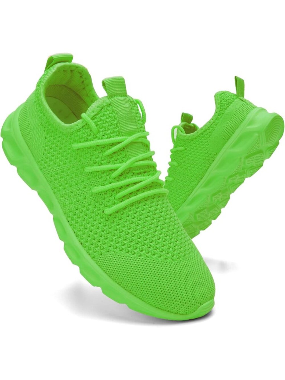 Women's Dark Green Running Shoes Non Slip Athletic Tennis Gym Workout Sneakers